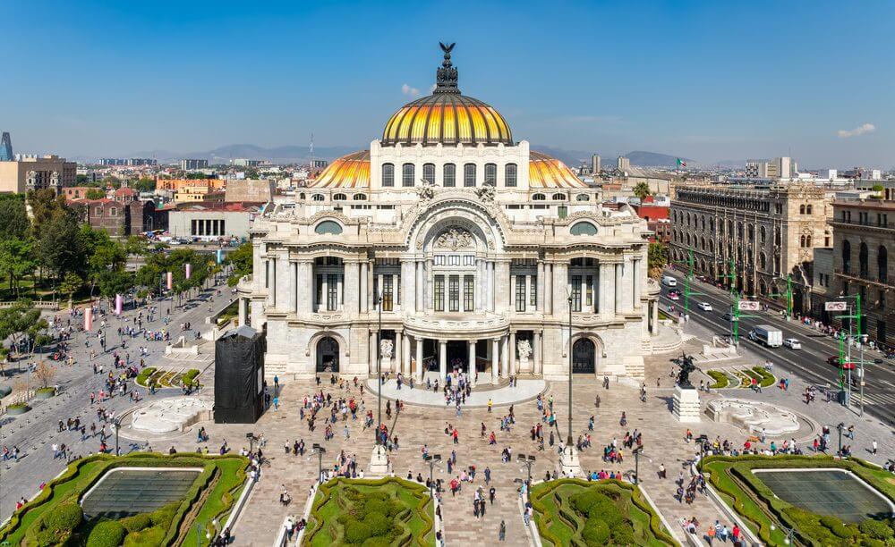 Palacio De Bellas Artes: Mexico Cty