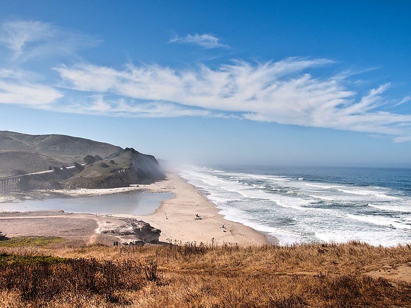 San Gregorio State Beach, San Mateo County: california beaches