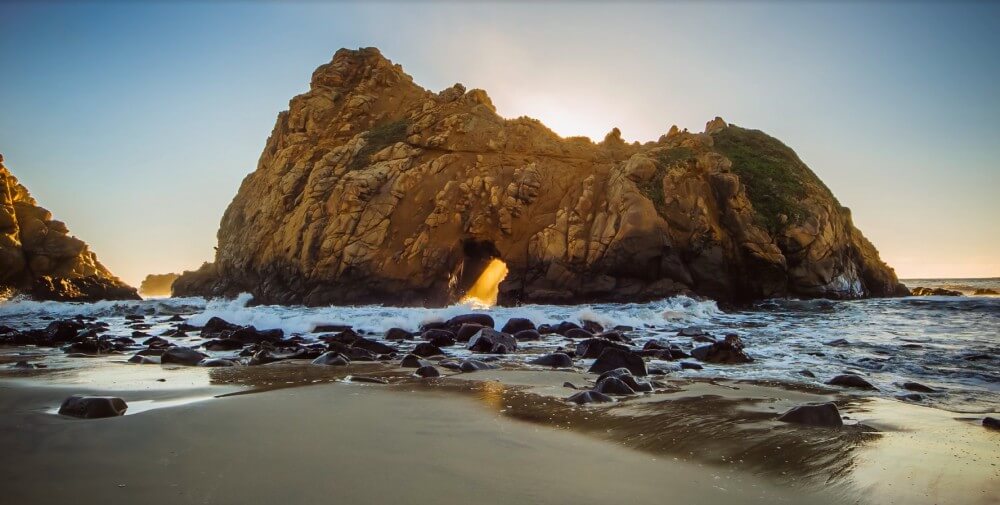 Pfeiffer Beach, Big Sur Coastline: california beaches