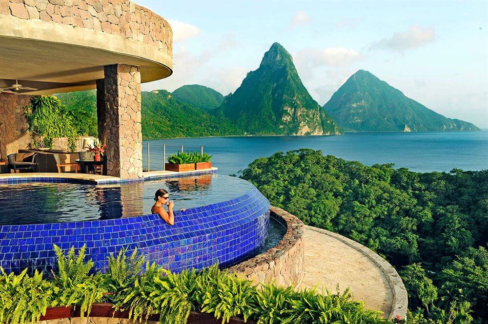 Jade Mountain Resort, St. Lucia: caribbean island resorts