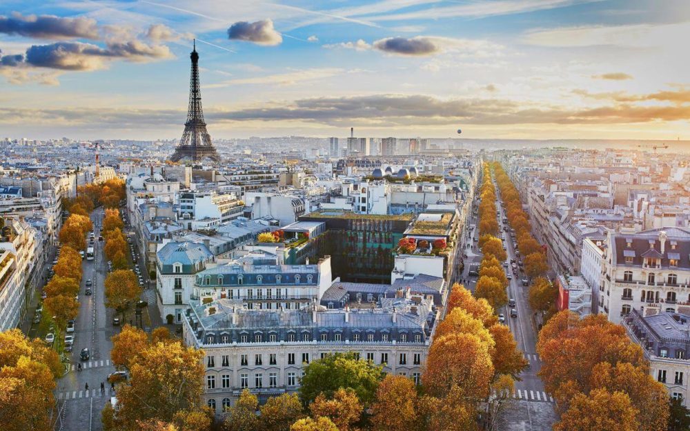 Paris in France: romantic holiday destinations