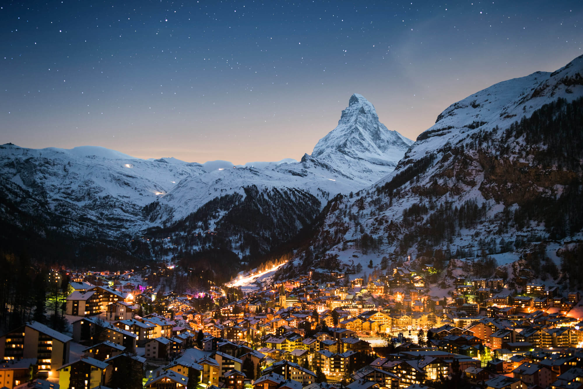 Honeymoon places in Switzerland: Zermatt