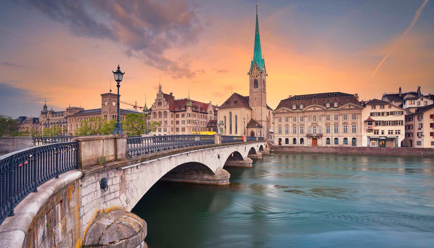 Honeymoon places in Switzerland: Zurich