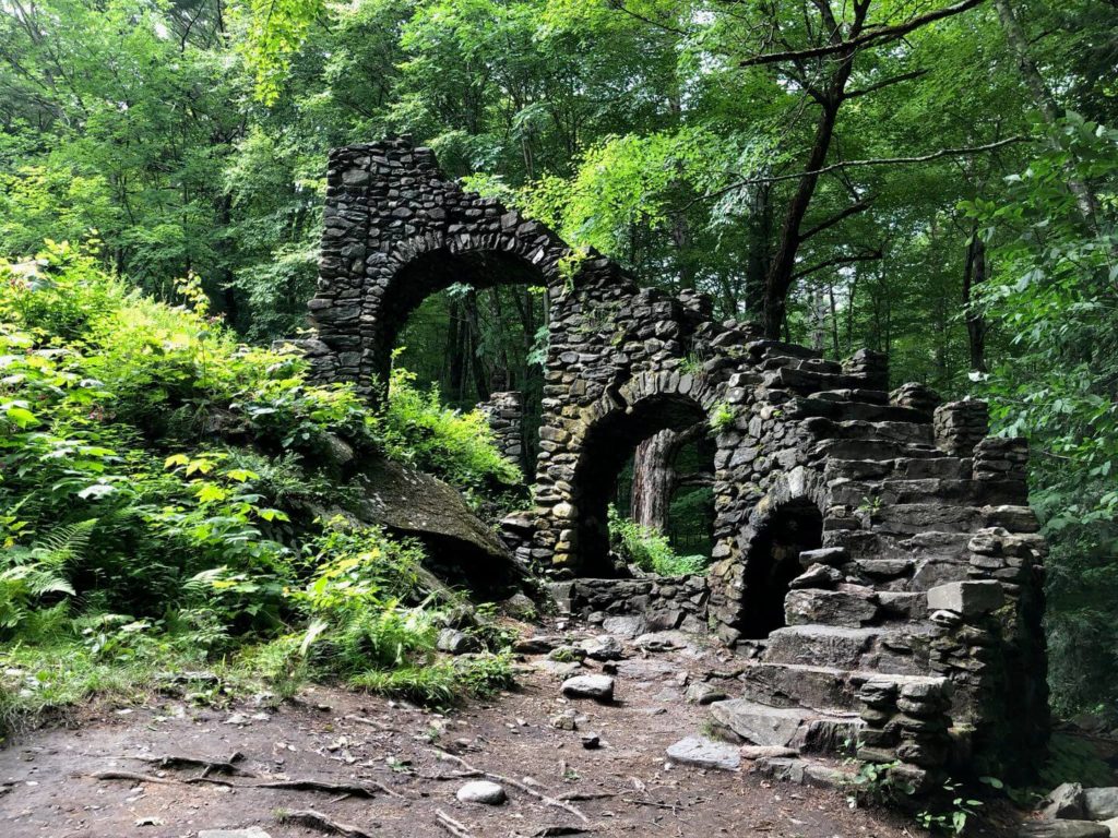 stairs in the woods