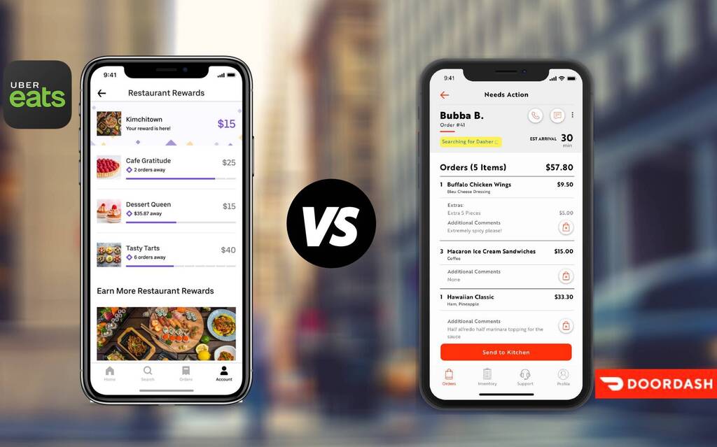 doordash vs. ubereats