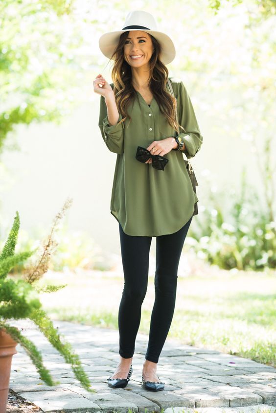 Leggings and Tunic Tops