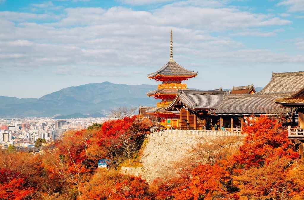 Kyoto, Japan best place to travel in november