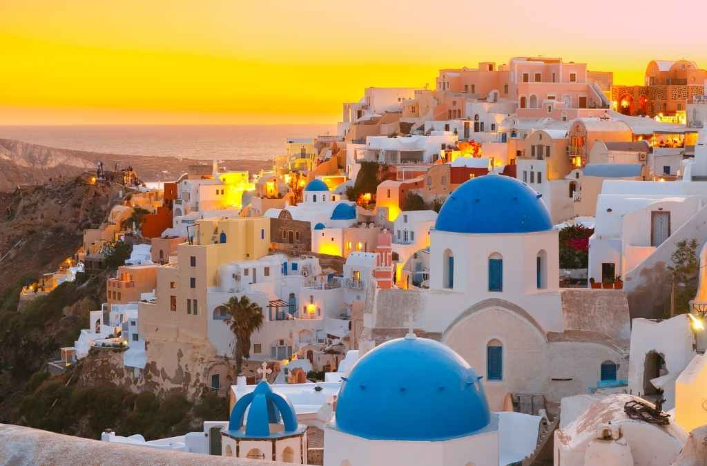 Santorini, Greece best place to travel in november
