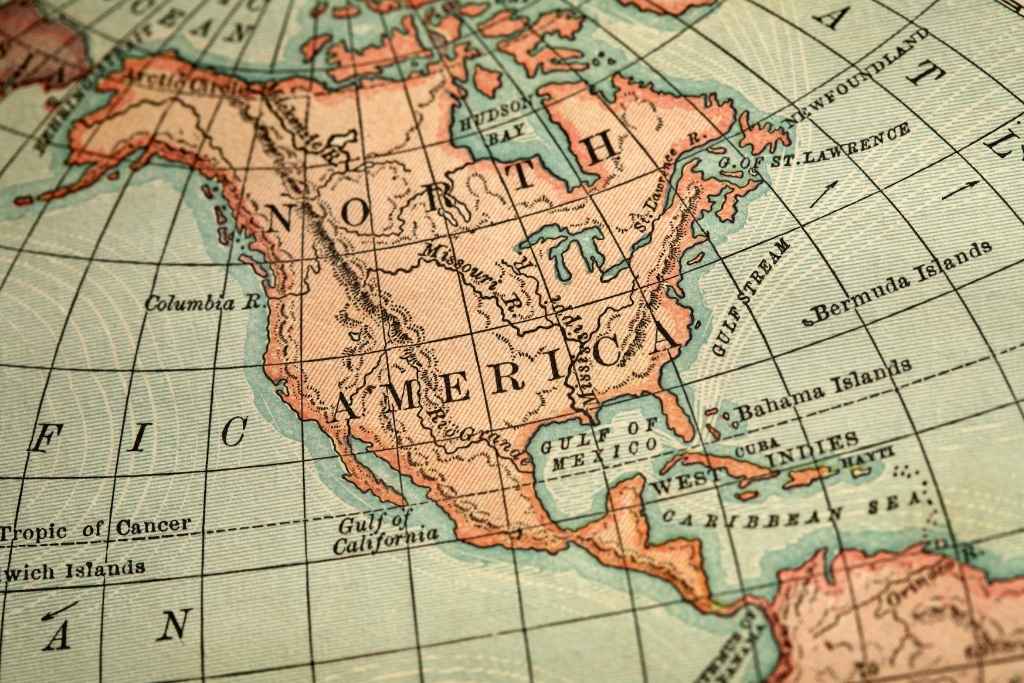 North America the third largest continent