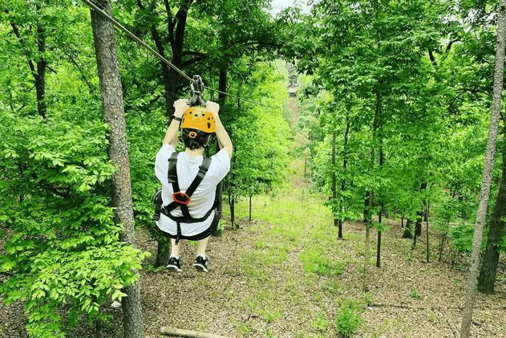 Ziplining with Rugaru Adventures