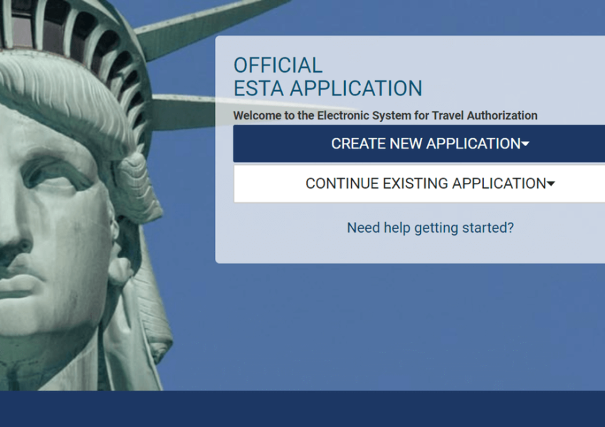 Processing Time of an ESTA Application