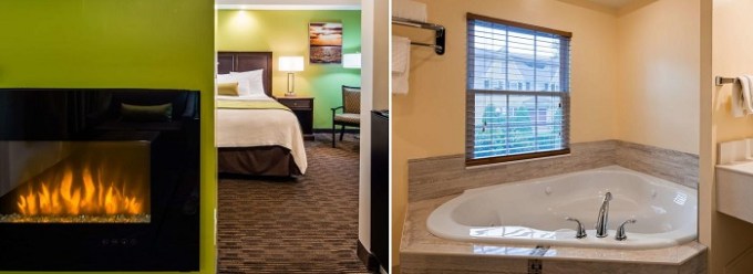 hotels with jacuzzi in room