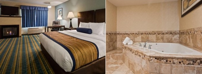 hotels with jacuzzi in room