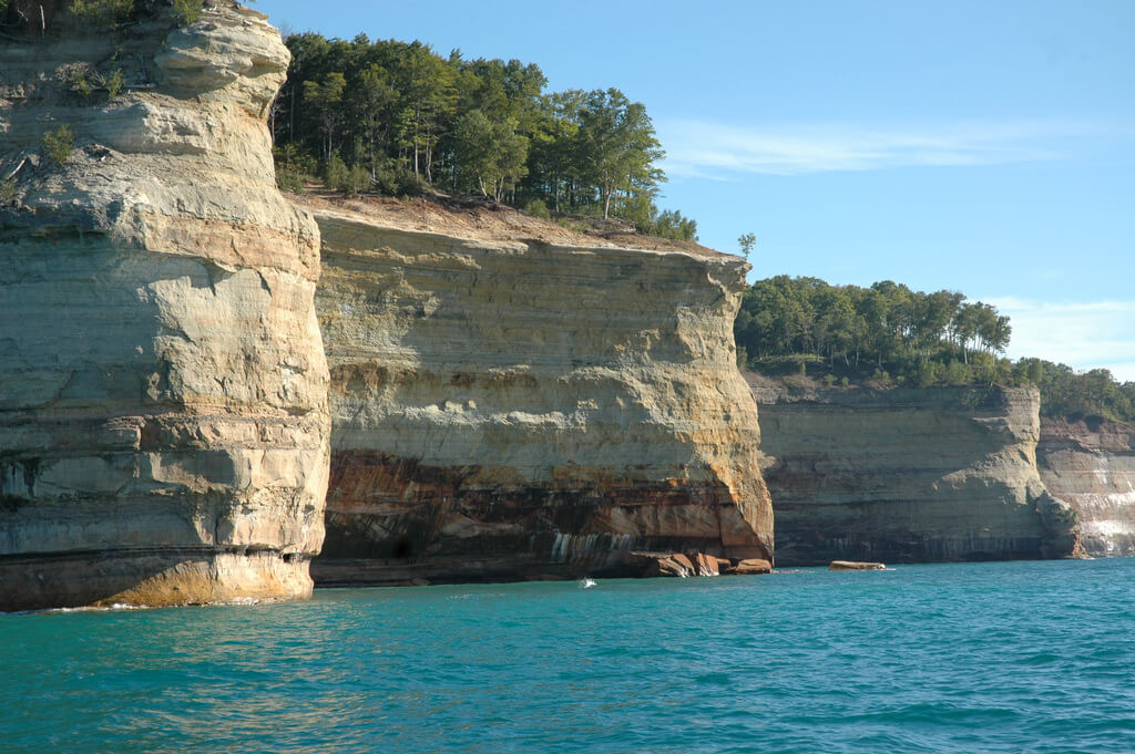 Pictured Rocks National Lakeshore: michigan vacation spots