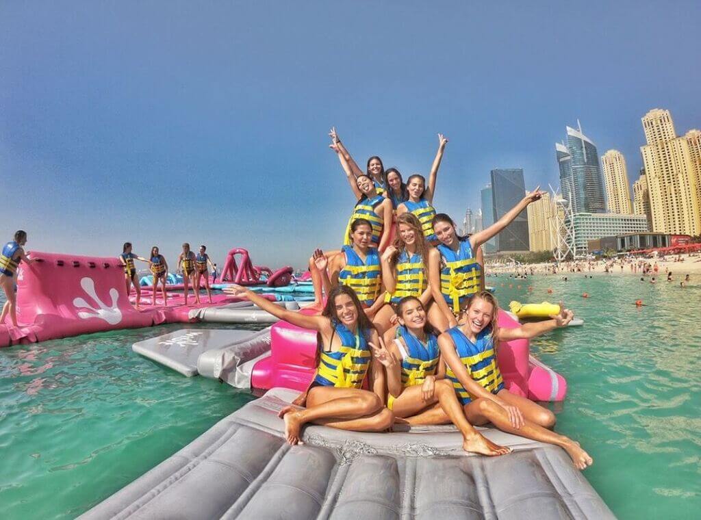Inflatable Water Park: places to visit in dubai
