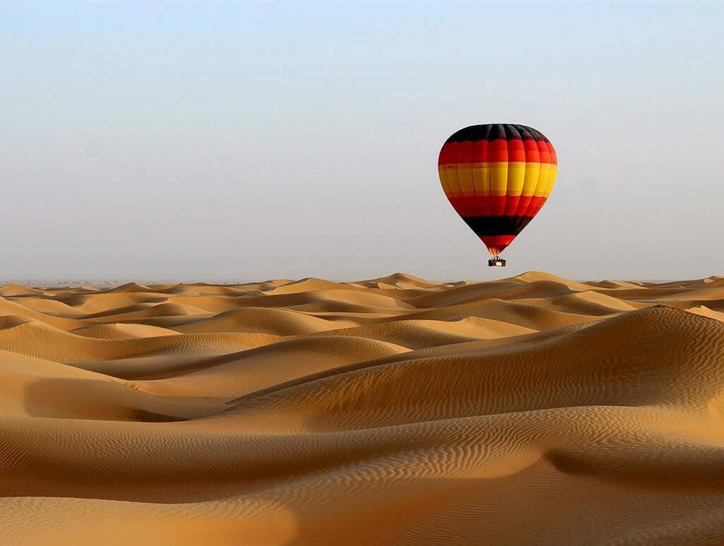 Hot-Air Balloon in Desert: things to do at dubai
